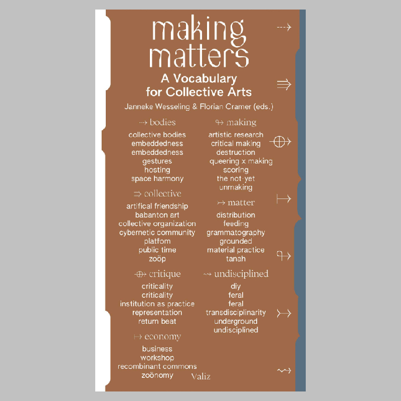 Making Matters: A Vocabulary for Collective Arts